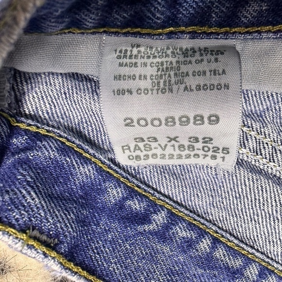 Lee Men’s Medium Wash Straight Leg Regular Fit Denim Jeans Size 33x32 - Picture 3 of 8